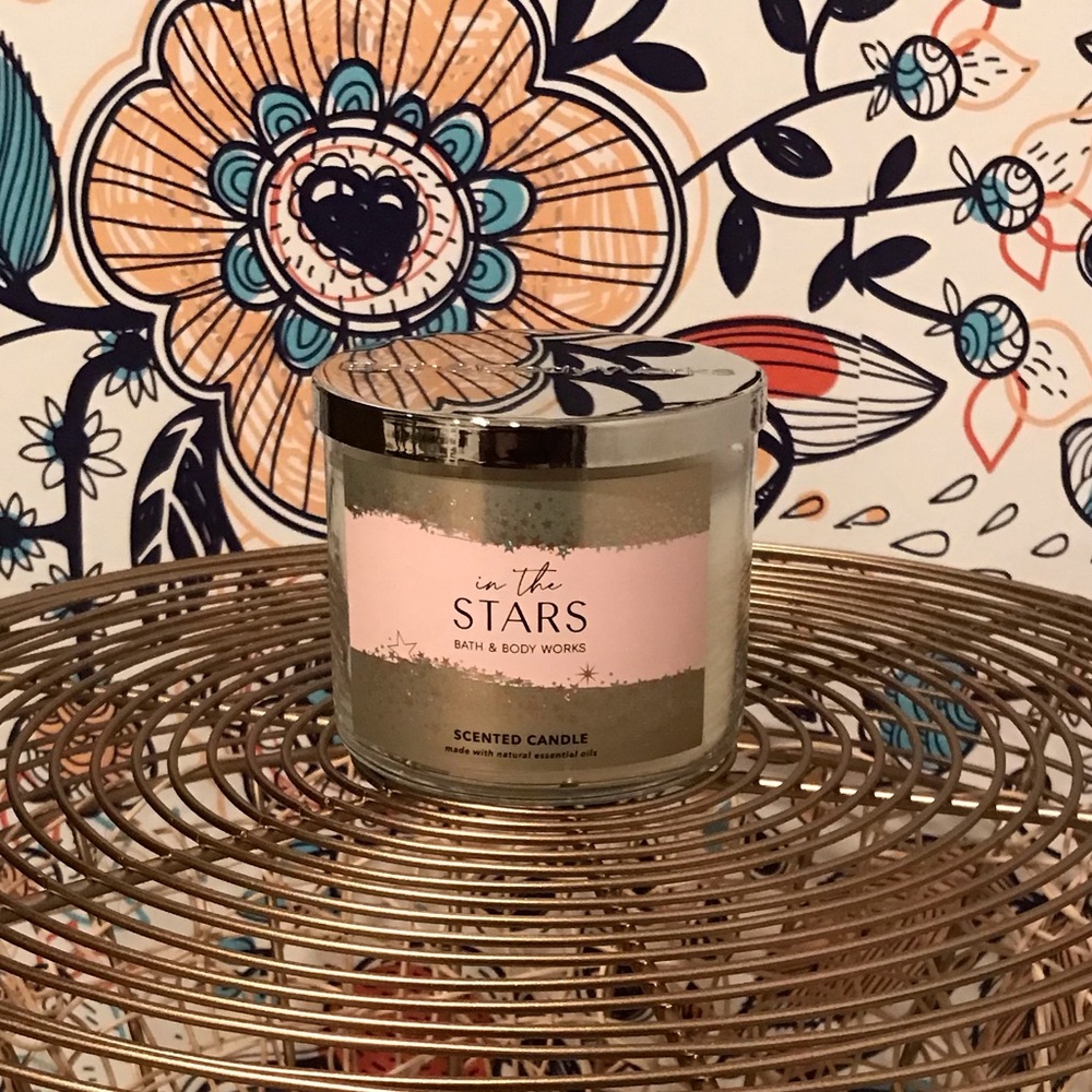 NWT Bath & Body Works “In the Stars” 3-wick candle.